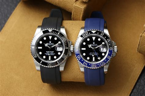 Best WatchGecko Rubber Straps for the Rolex Submariner.